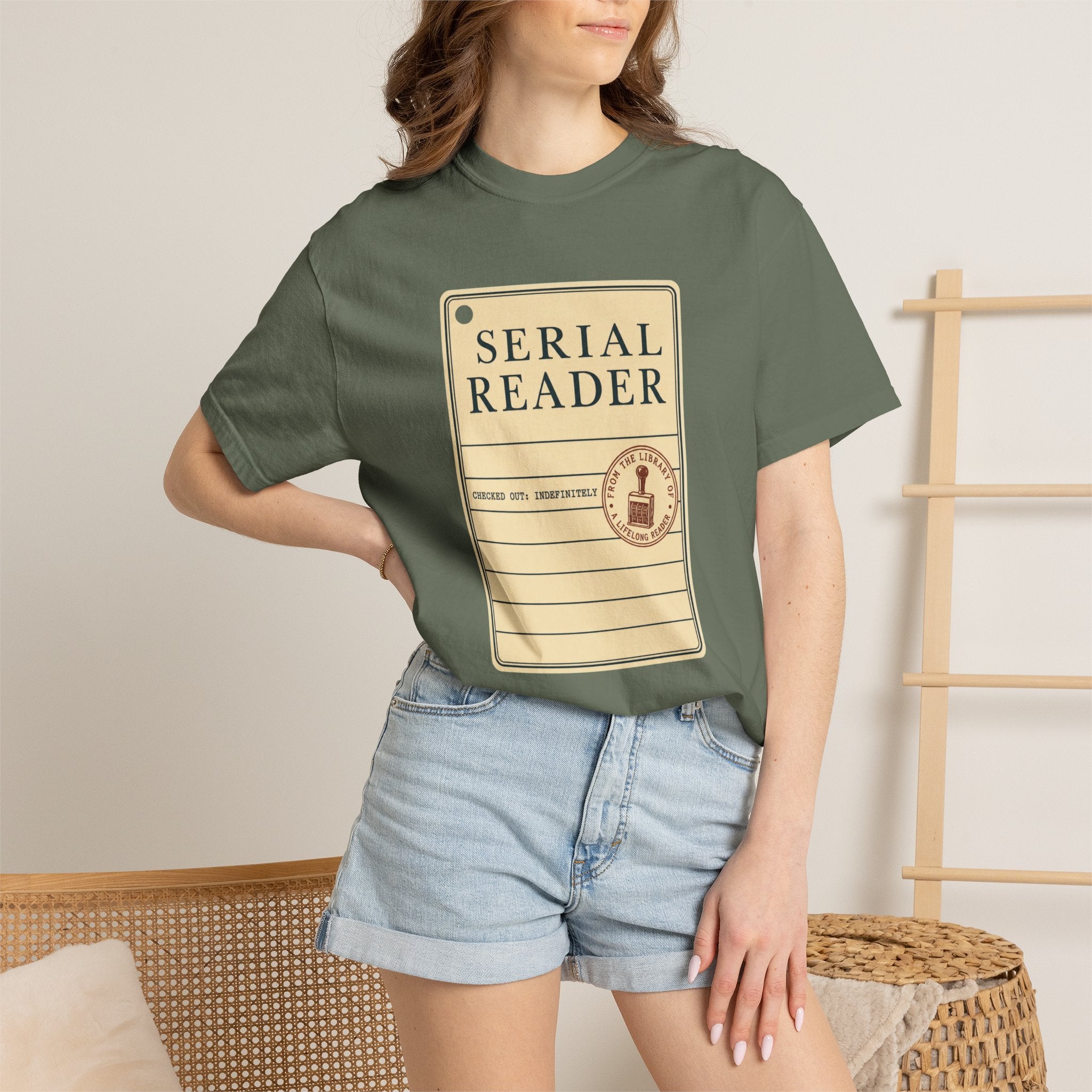 Serial Reader Library Card T-Shirt
