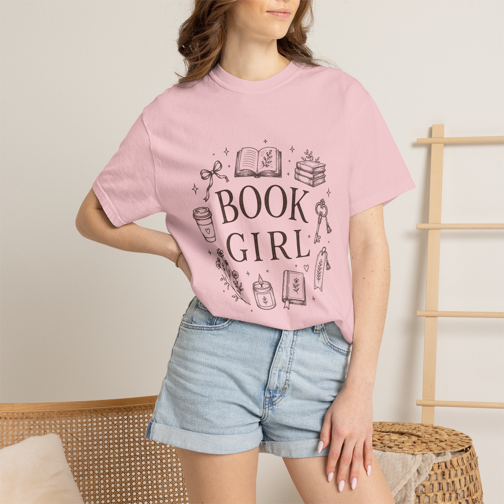 Book Girl Collage T-Shirt