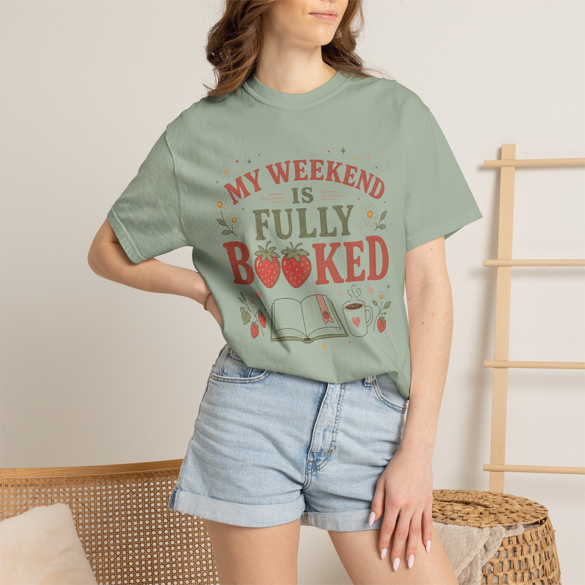 My Weekend Is Fully Booked Strawberries T-Shirt