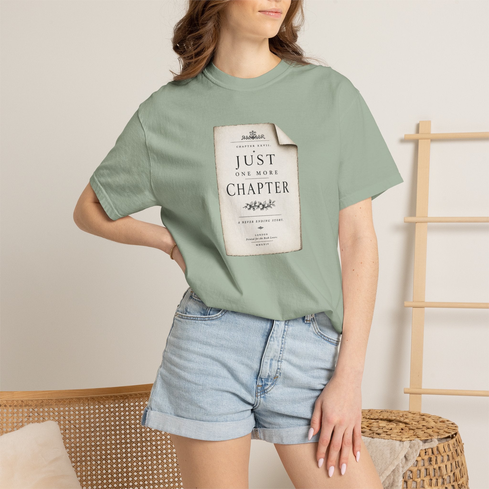 Jut One More Chapter Manuscript T-Shirt