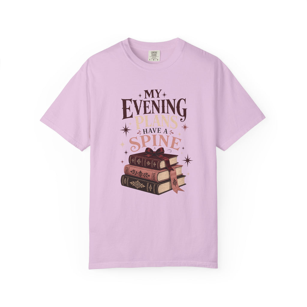 My Evening Plans Have a Spine T-Shirt