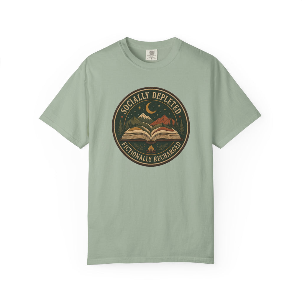 Socially Depleted, Fictionally Recharged T-Shirt