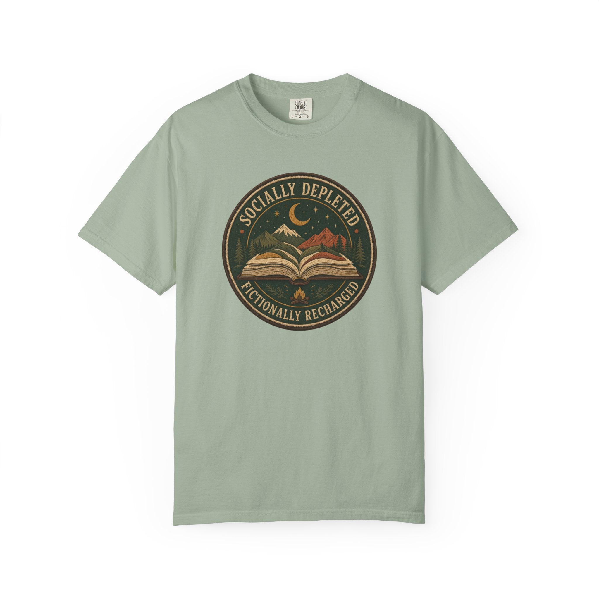 Socially Depleted, Fictionally Recharged T-Shirt