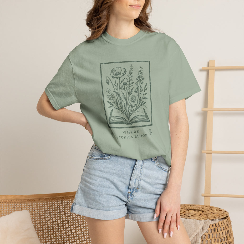 Where Stories Bloom T-Shirt