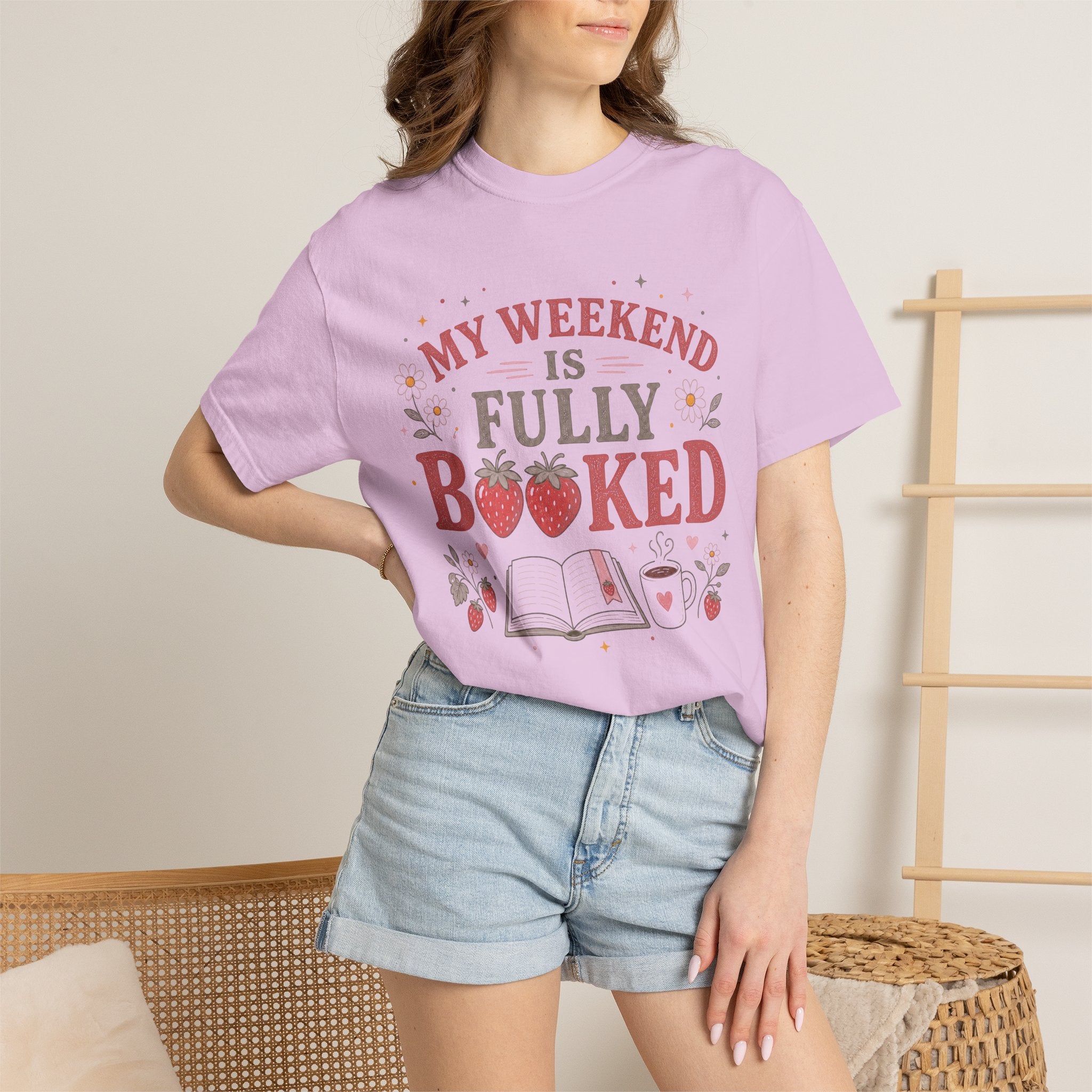 My Weekend Is Fully Booked Strawberries T-Shirt