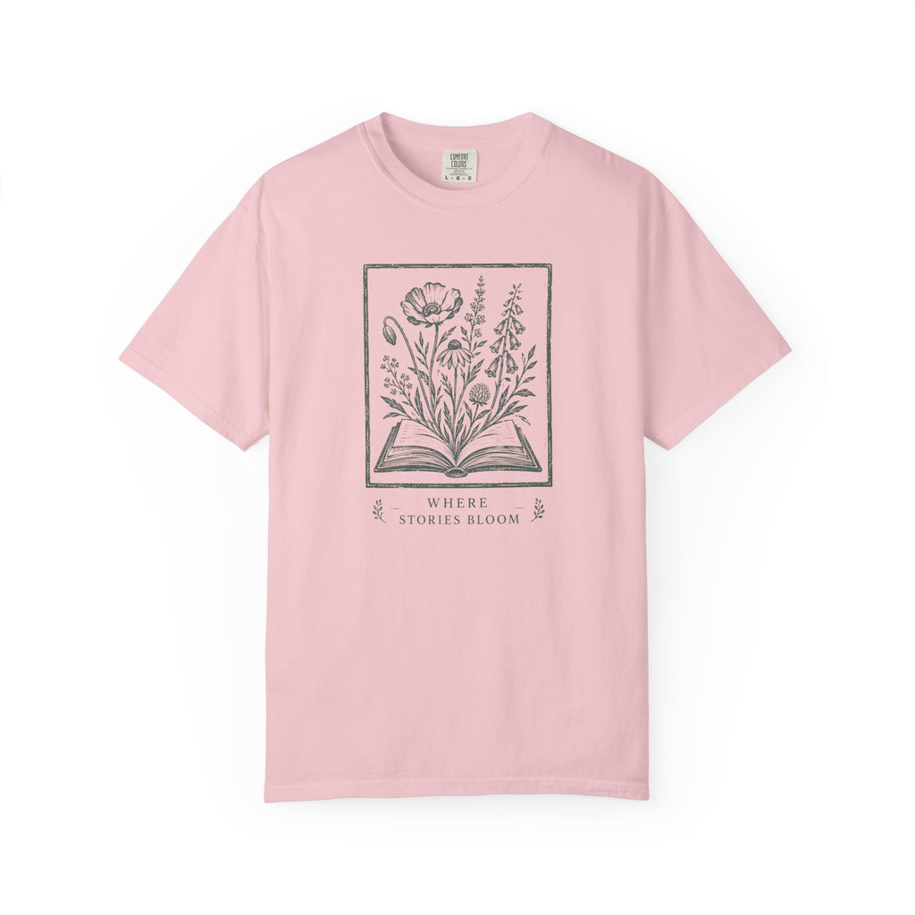 Where Stories Bloom T-Shirt