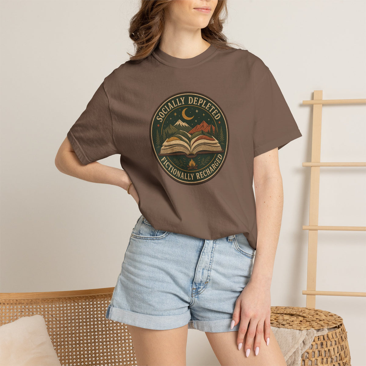 Socially Depleted, Fictionally Recharged T-Shirt