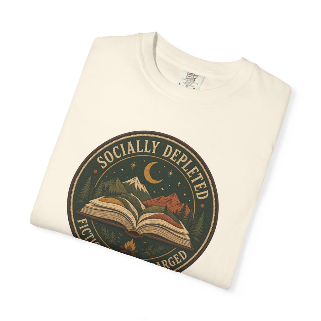 Socially Depleted, Fictionally Recharged T-Shirt