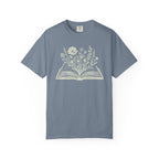 Flowers And Book T-Shirt
