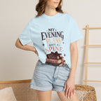 My Evening Plans Have a Spine T-Shirt