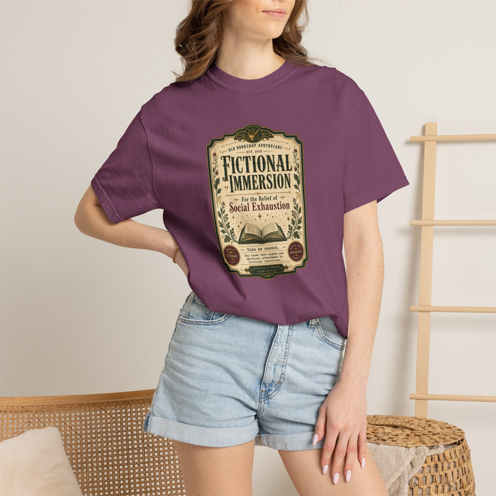 Fictional Immersion Apothecary Label T-Shirt