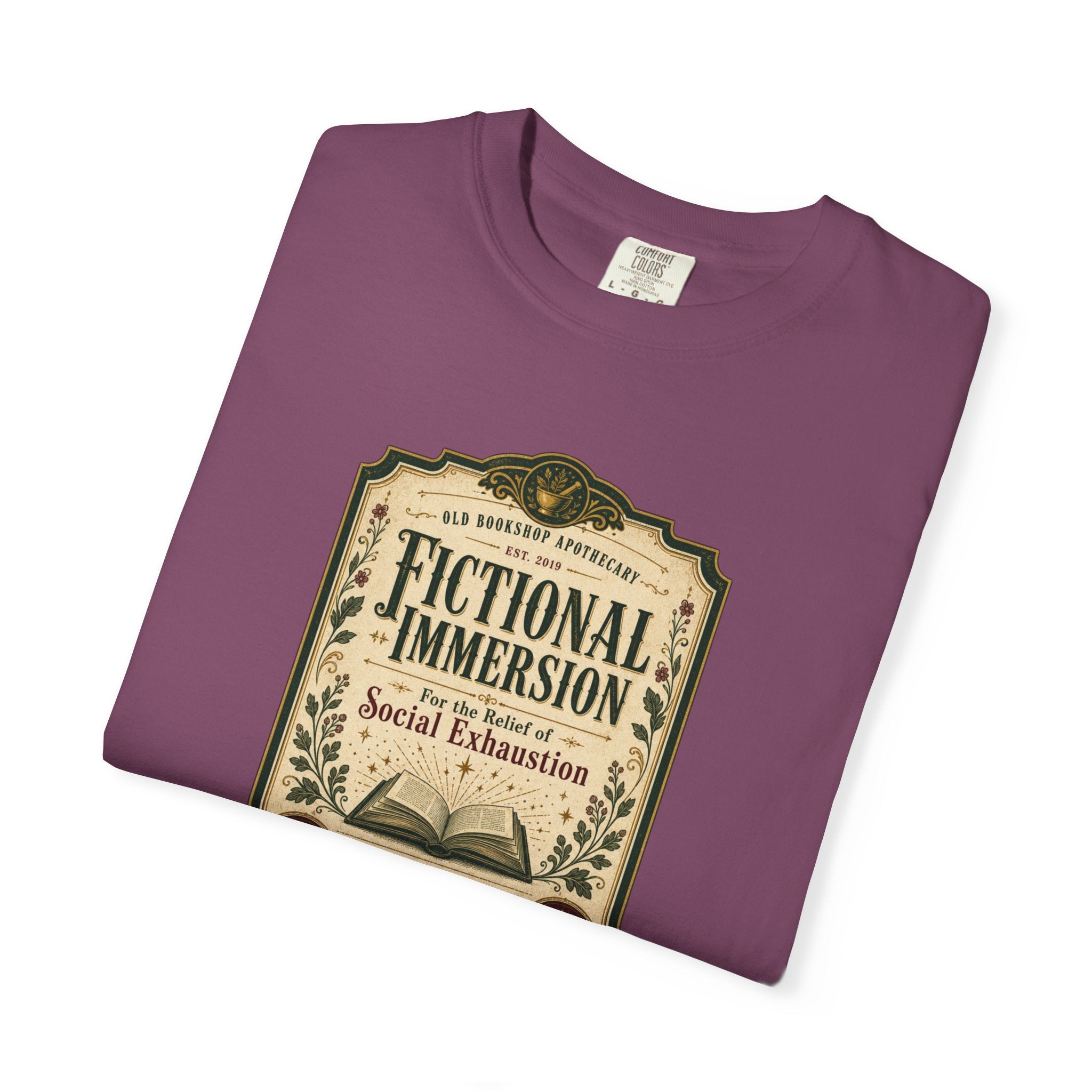 Fictional Immersion Apothecary Label T-Shirt