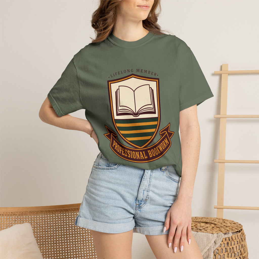 Professional Bookworm Crest T-Shirt