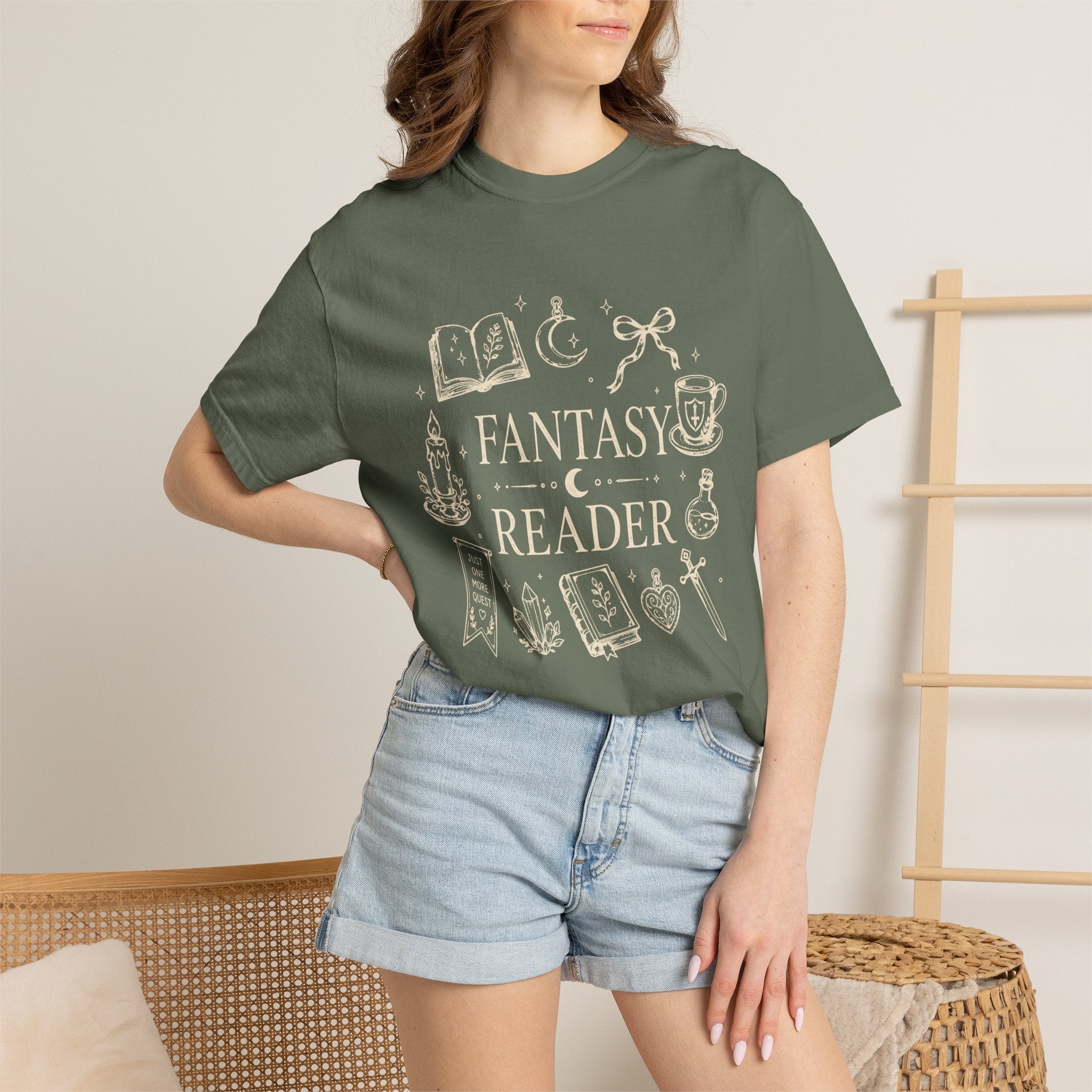 Fantasy Reader Collage T-Shirt