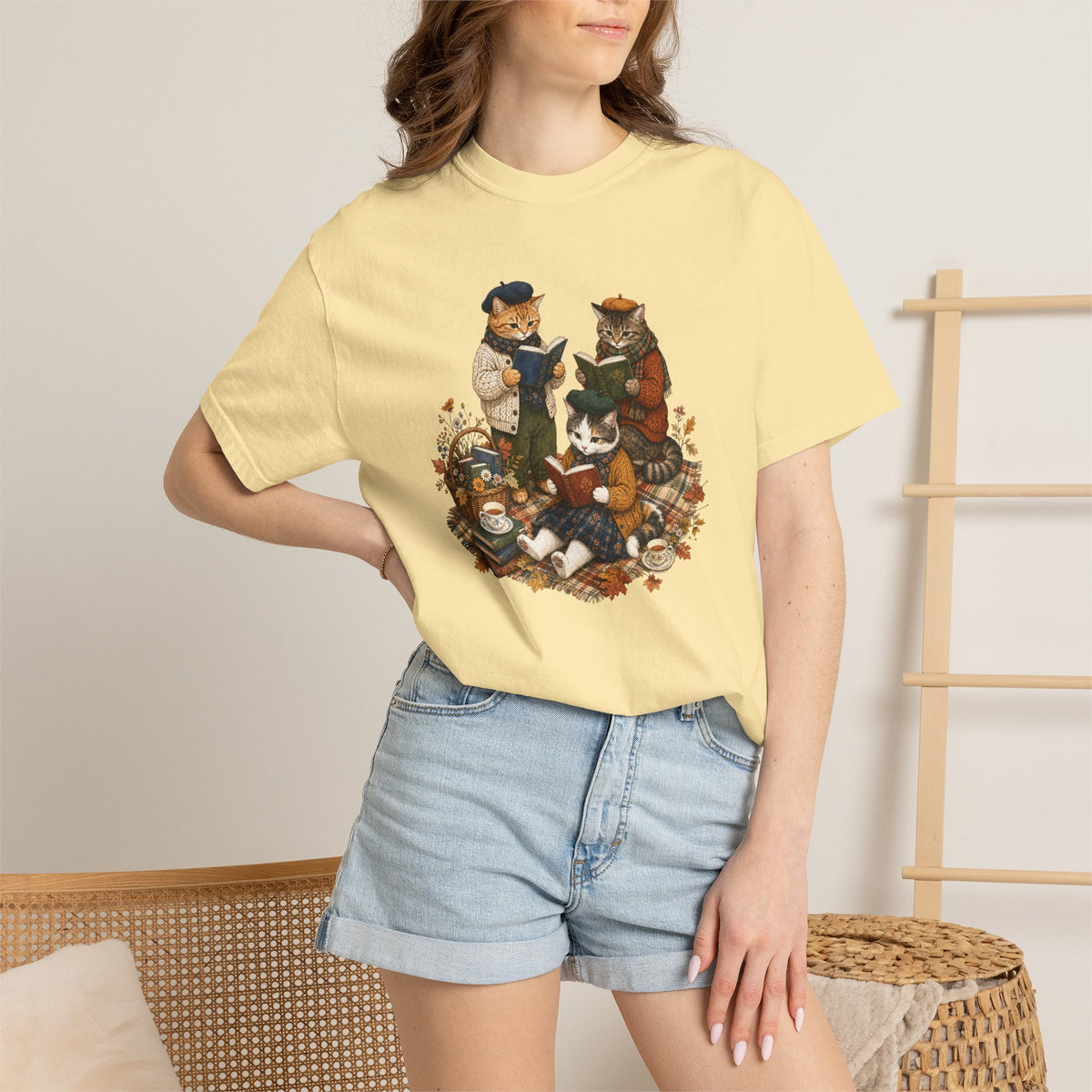 Cozy Reading Picnic T-Shirt