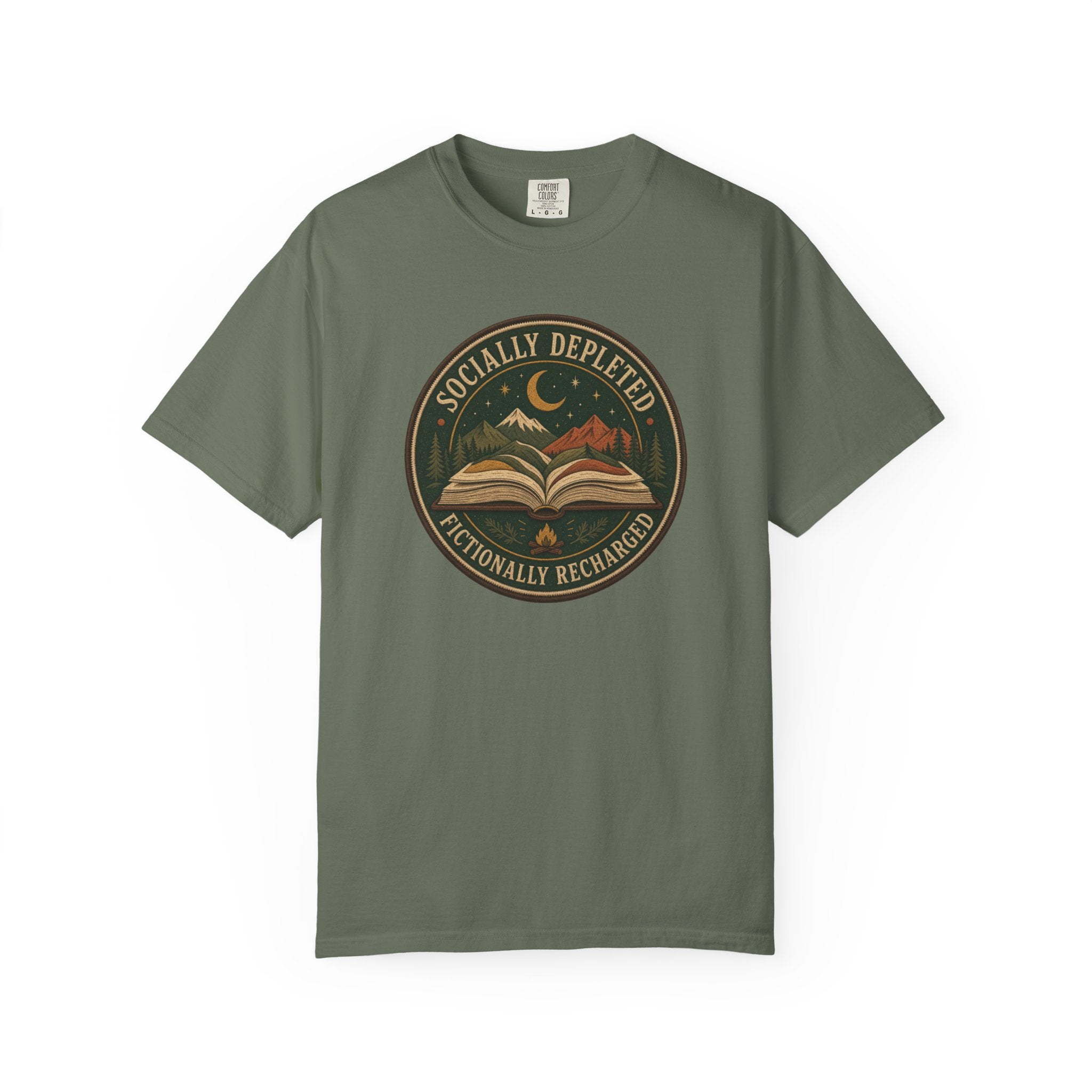 Socially Depleted, Fictionally Recharged T-Shirt