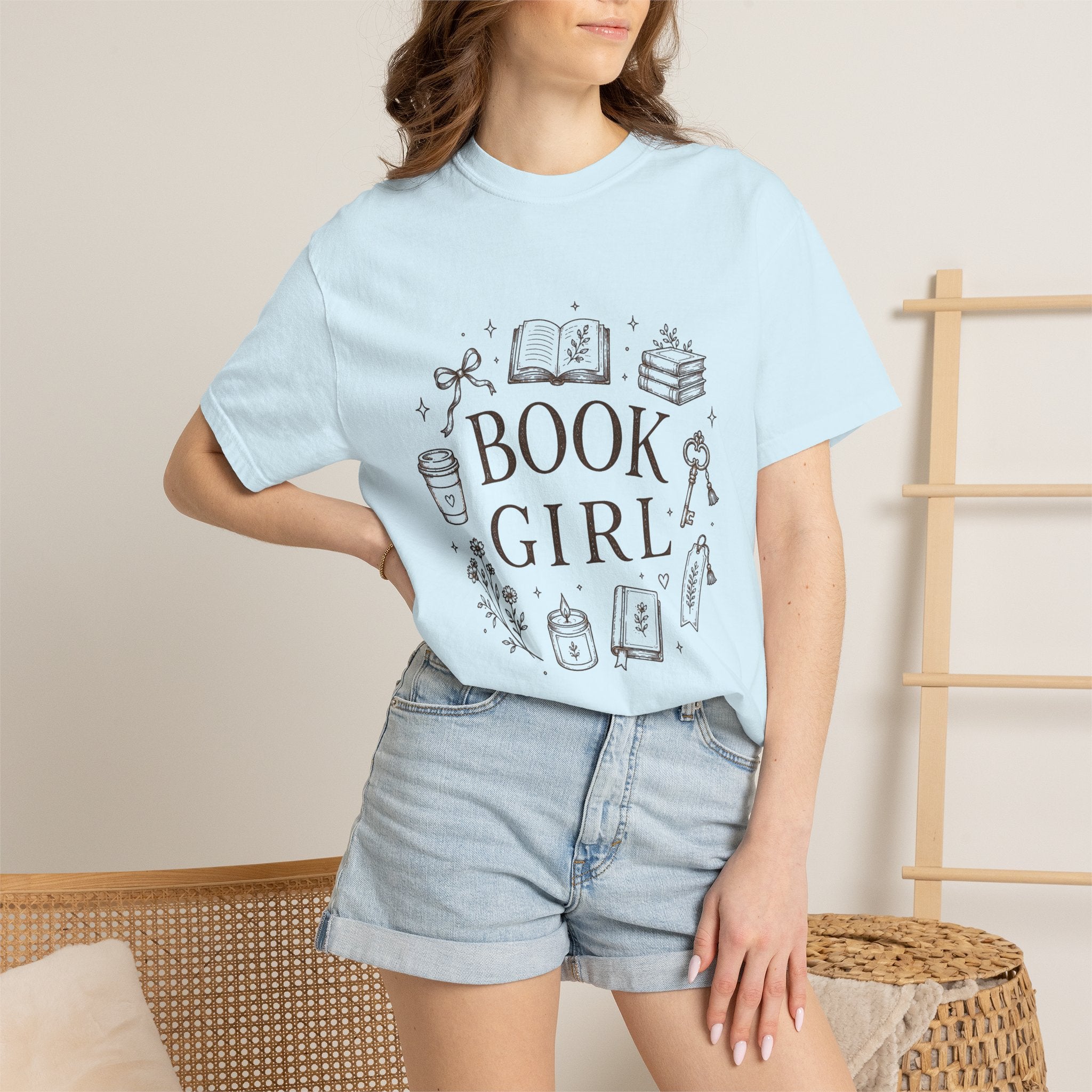Book Girl Collage T-Shirt