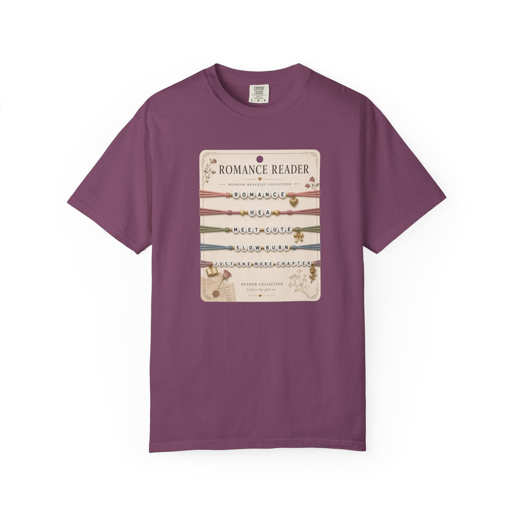 Romance Reader Bracelet Card T-Shirt