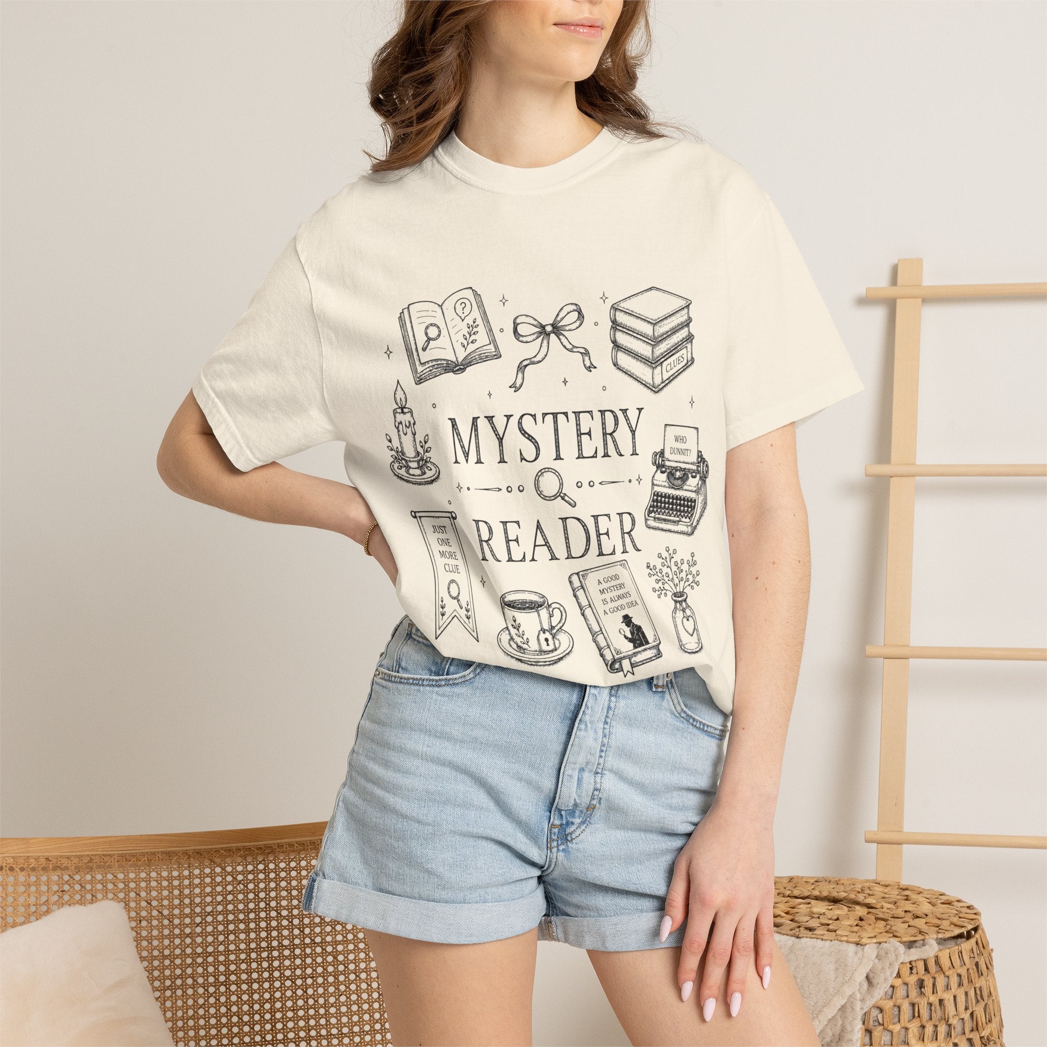 Mystery Reader Collage T-Shirt