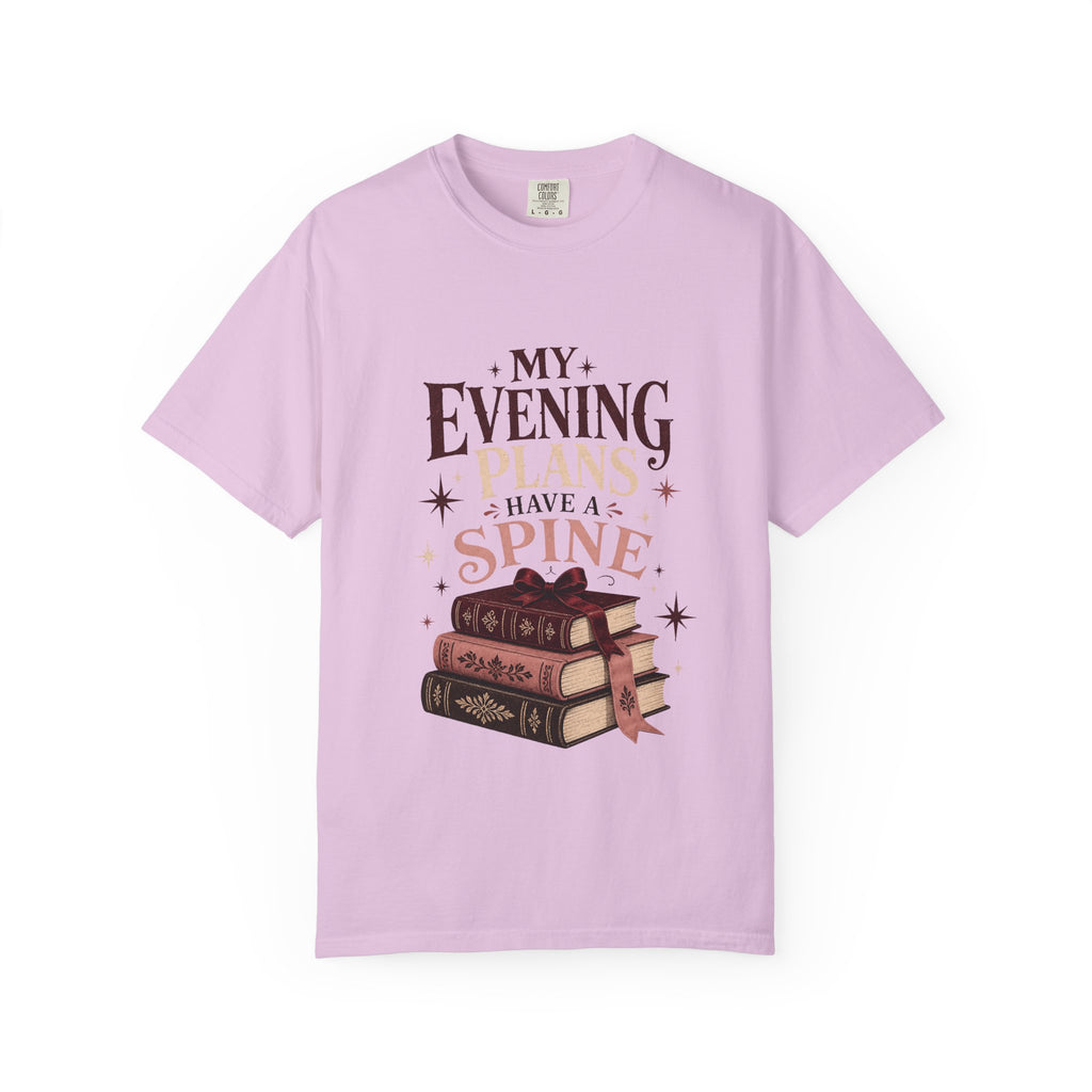 My Evening Plans Have a Spine T-Shirt