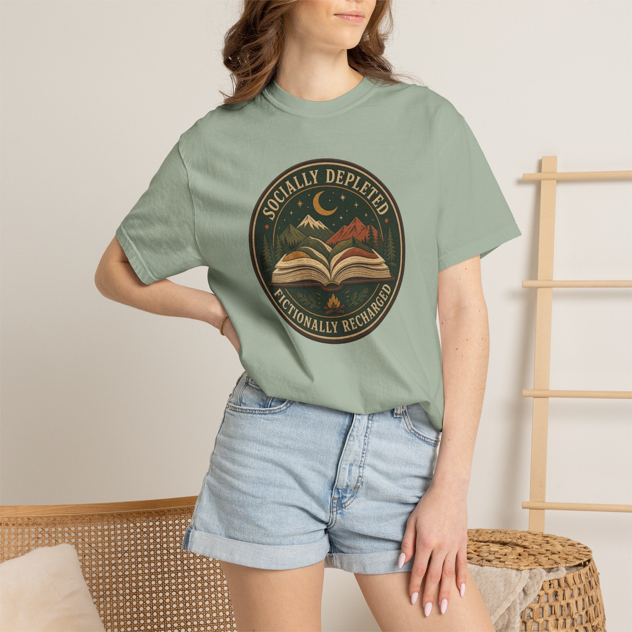 Socially Depleted, Fictionally Recharged T-Shirt