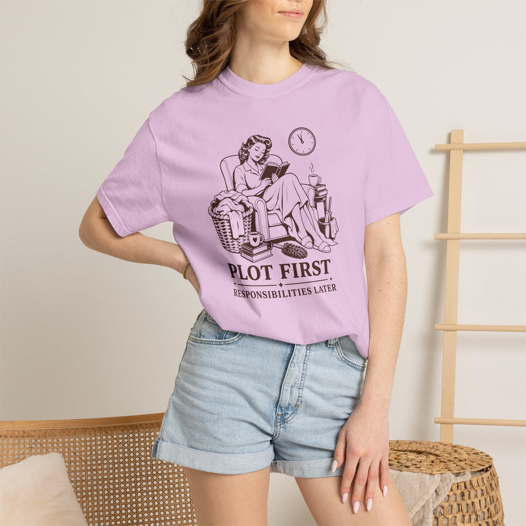 Plot First, Responsibilities Later T-Shirt