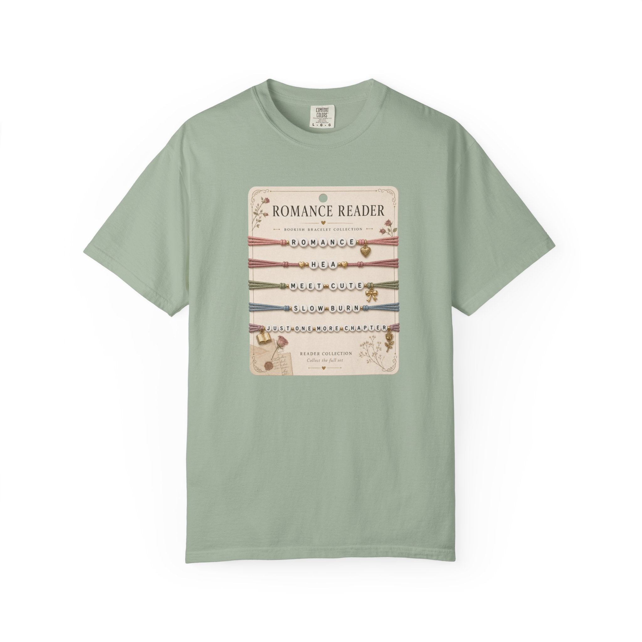 Romance Reader Bracelet Card T-Shirt
