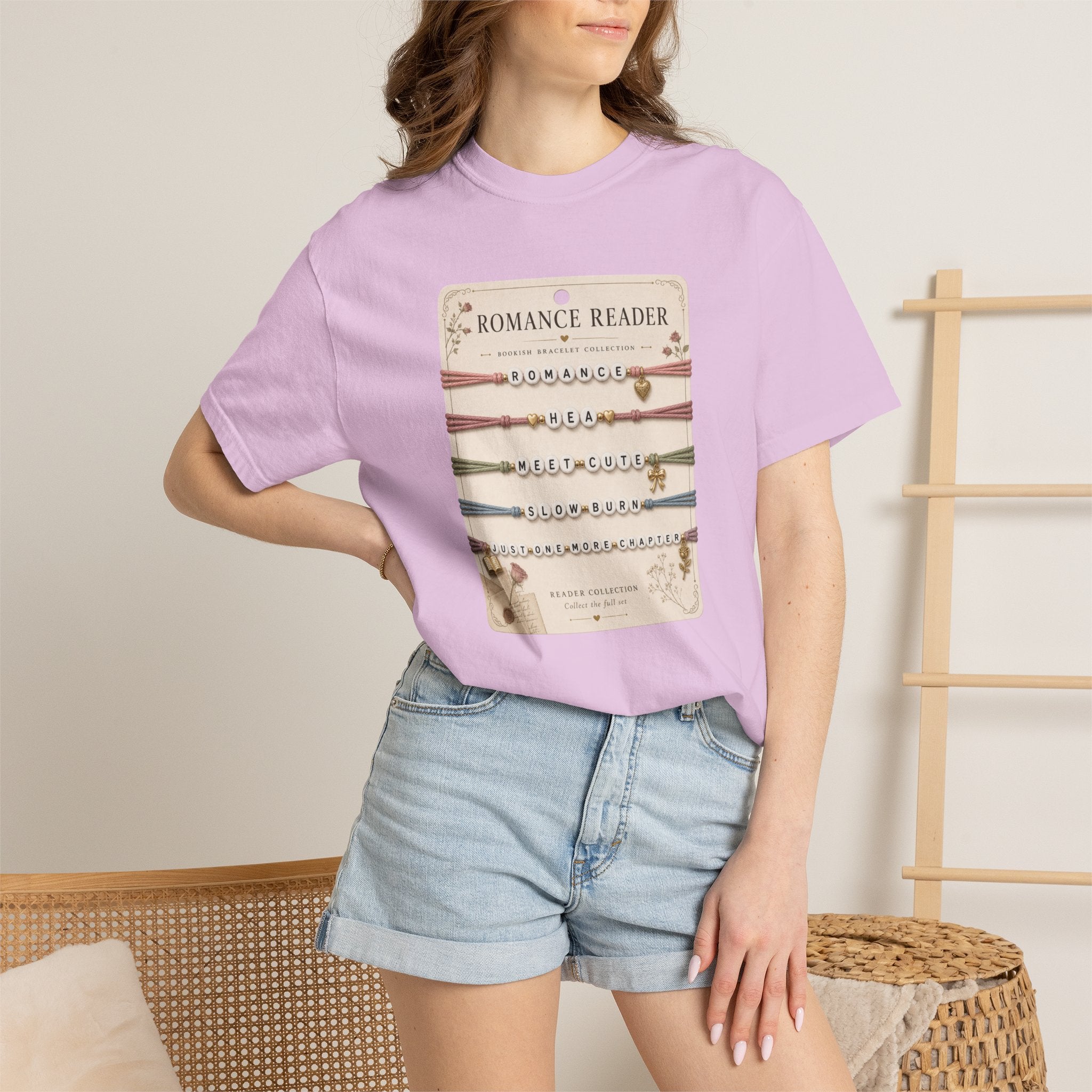 Romance Reader Bracelet Card T-Shirt