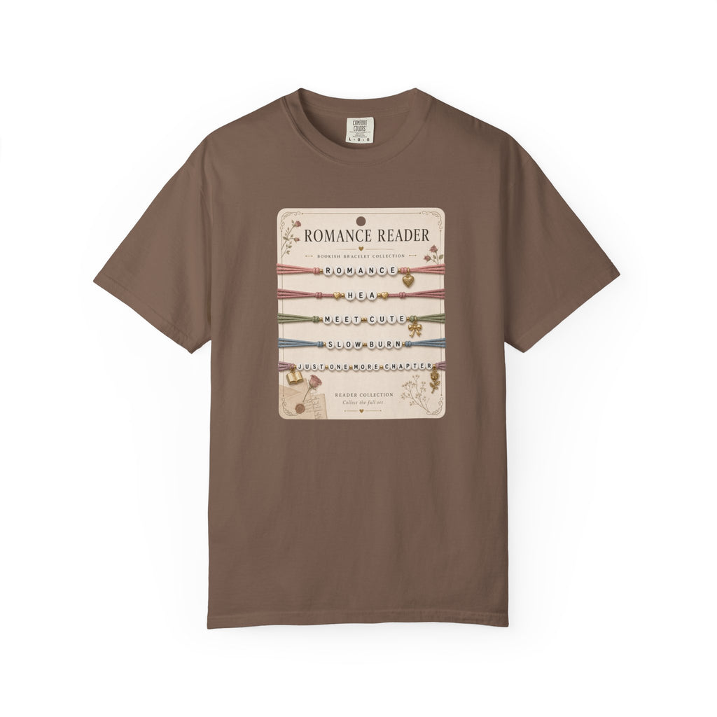 Romance Reader Bracelet Card T-Shirt