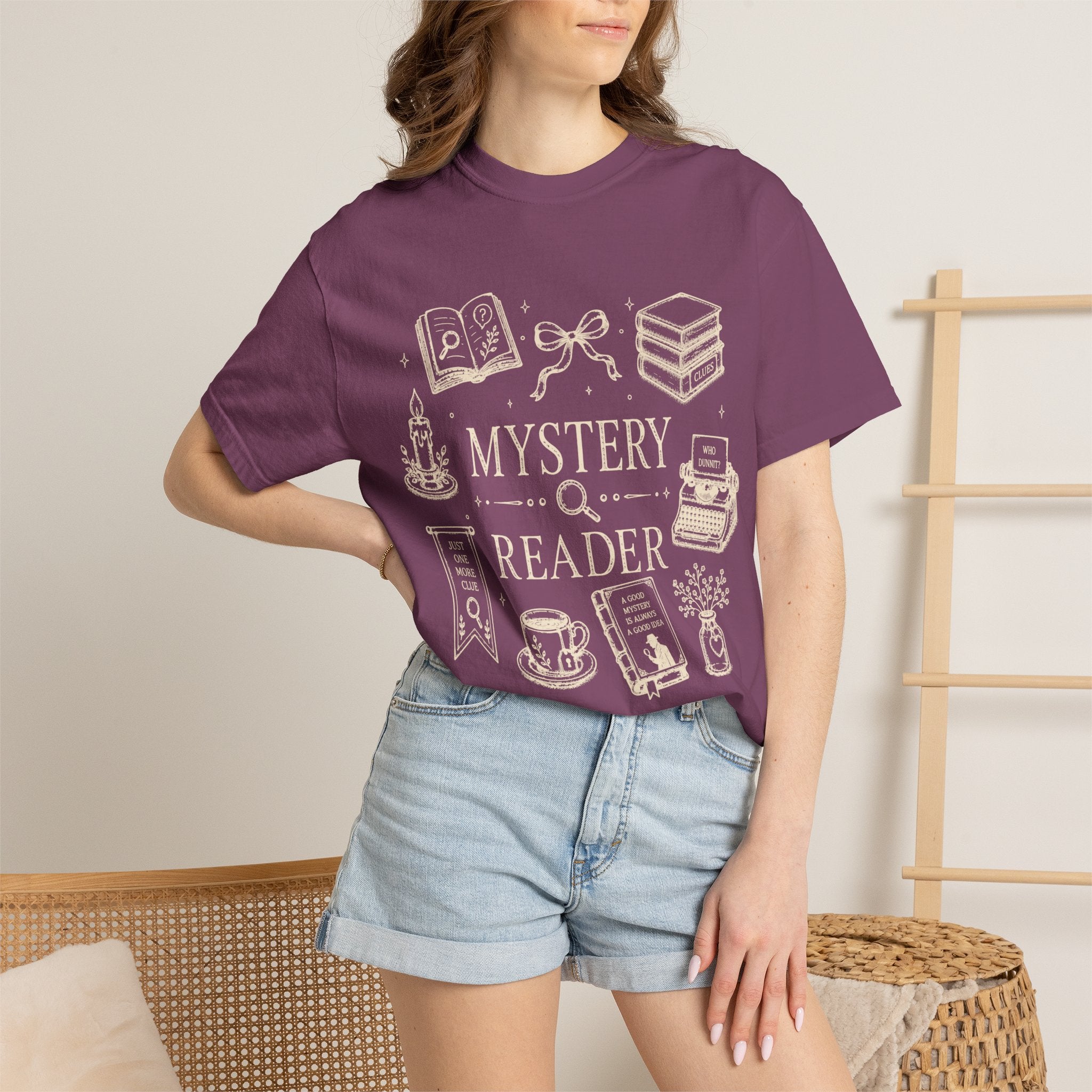 Mystery Reader Collage T-Shirt